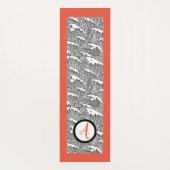 Yoga Mat JAPANESE WAVE PATTER MIT FISH Yogamatte (Rückseite)