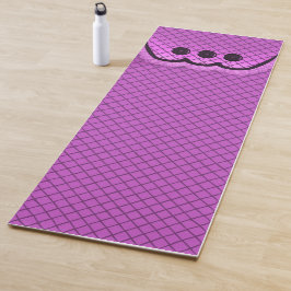 Yoga Mat Kissen Top Design Hot Pink Yogamatte