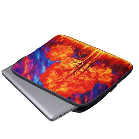 Yoga Mat Laptopschutzhülle (Vorne Knopf)