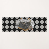 Yoga Mat Lazy Cat Diamond Hatch Yogamatte (Vorderseite (Horizontal))