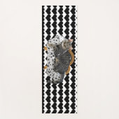 Yoga Mat Lazy Cat w/Hearts Yogamatte (Vorderseite)