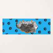 Yoga Mat Lazy Cat w/Paws Yogamatte (Vorderseite (Horizontal))