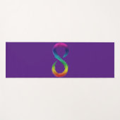 Yoga mat (lila) - Bewusstsein für Autismus Yogamatte (Vorderseite (Horizontal))