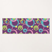 Yoga Mat Lila Circles Yogamatte (Vorderseite (Horizontal))