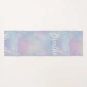 Yoga Mat - lila & Gold Marble - Elegant Yogamatte (Rückseite (Horizontal))