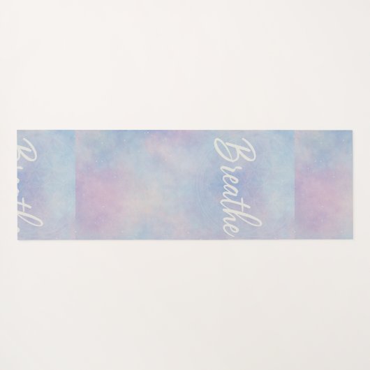 Yoga Mat - lila & Gold Marble - Elegant Yogamatte (Rückseite (Horizontal))