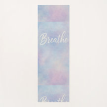Yoga Mat - lila & Gold Marble - Elegant