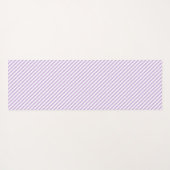 Yoga Mat - Lilac Stripe Patterns Yogamatte (Rückseite (Horizontal))