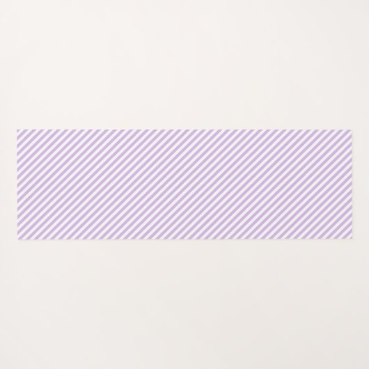 Yoga Mat - Lilac Stripe Patterns Yogamatte (Rückseite (Horizontal))