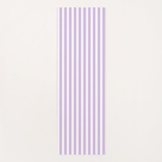 Yoga Mat - Lilac Stripe Patterns Yogamatte (Vorderseite)
