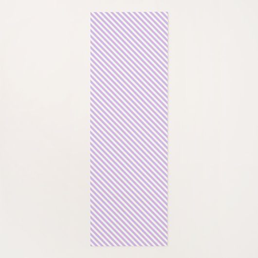 Yoga Mat - Lilac Stripe Patterns Yogamatte (Rückseite)