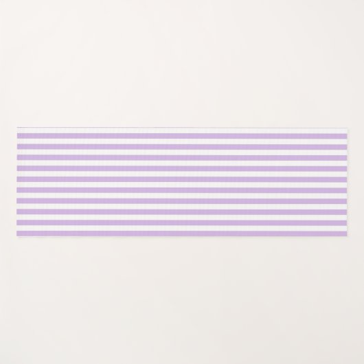 Yoga Mat - Lilac Stripe Patterns Yogamatte (Vorderseite (Horizontal))