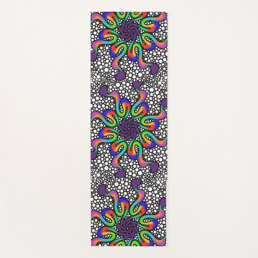 Yoga mat mandala art training pad yogamatte (Vorderseite)