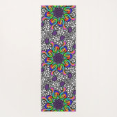 Yoga mat mandala art training pad yogamatte (Rückseite)