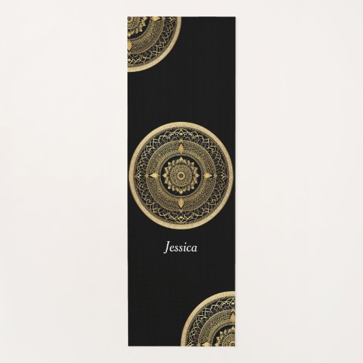 Yoga Mat mit Mandala Art Yogamatte (Vorderseite)