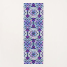 Yoga Mat mit Mandala in Juwelenfarbe Yogamatte