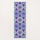 Yoga Mat mit Mandala in Juwelenfarbe Yogamatte (Rückseite)