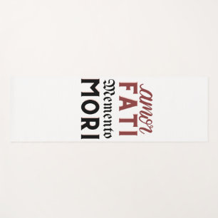 Yoga Mat mit Stoic Teachings - Amor Fati, Memento Yogamatte