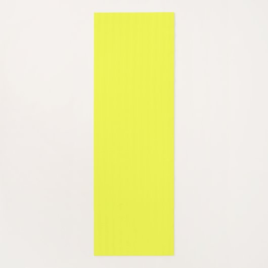 Yoga Mat, Neongelb Yogamatte (Rückseite)