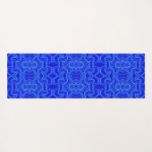 Yoga Mat, Niedlich blaues Farbschema Yogamatte (Rückseite (Horizontal))