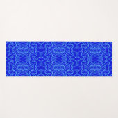 Yoga Mat, Niedlich blaues Farbschema Yogamatte (Vorderseite (Horizontal))