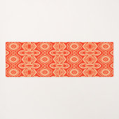 Yoga Mat, Niedliches, rotes, klassisches Muster Yogamatte (Rückseite (Horizontal))