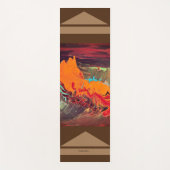 Yoga Mat "Orange Burst" Yogamatte (Vorderseite)
