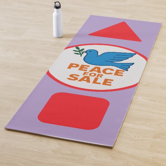Yoga Mat , Peace theme designed yoga mat Yogamatte (Beispiel)