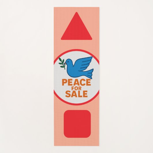 Yoga Mat , Peace theme designed yoga mat Yogamatte (Vorderseite)