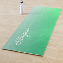 Yoga Mat (personalisierte Limettengrün) Yogamatte