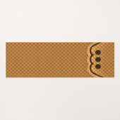 Yoga Mat Pillow Top Design Caramel Yogamatte (Rückseite (Horizontal))