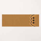 Yoga Mat Pillow Top Design Caramel Yogamatte (Vorderseite (Horizontal))