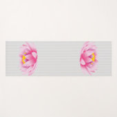 Yoga Mat - Pink Lotus Blume Yogamatte (Vorderseite (Horizontal))