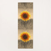 Yoga Mat Sonnenblume Yogamatte (Rückseite)