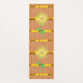Yoga Mat Sonnenblume Yogamatte (Rückseite)