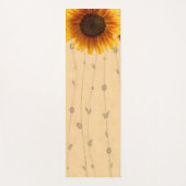 Yoga Mat Sonnenblume Yogamatte (Vorderseite)
