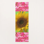 Yoga Mat Sonnenblume Yogamatte (Rückseite)