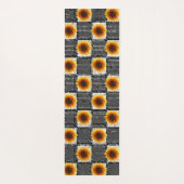 Yoga Mat Sonnenblume Yogamatte (Rückseite)