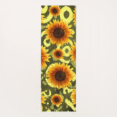 Yoga Mat Sonnenblume Yogamatte (Rückseite)