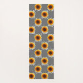 Yoga Mat Sonnenblume Yogamatte (Rückseite)