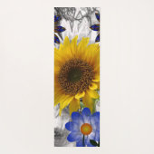 Yoga Mat Sonnenblume Yogamatte (Rückseite)