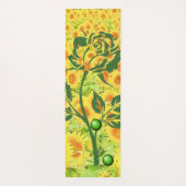 Yoga Mat Sonnenblume Yogamatte (Rückseite)