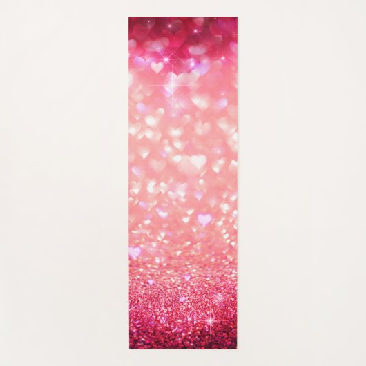 Yoga Mat - Sparkle Herz Yogamatte (Vorderseite)