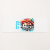 Yoga Mat steht mit Ihrem Stamm Yogamatte (Vorderseite (Horizontal))