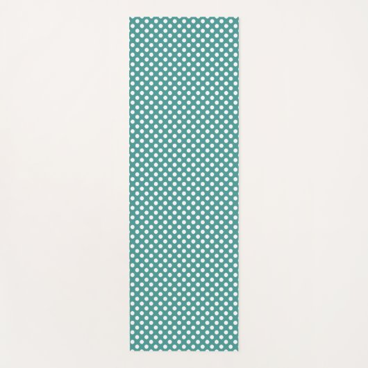 Yoga Mat - Teal Dots Pattern Yogamatte (Vorderseite)