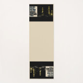 Yoga Mat Übung Schachspiel & Buddha Zitat Yogamatte (Vorderseite)