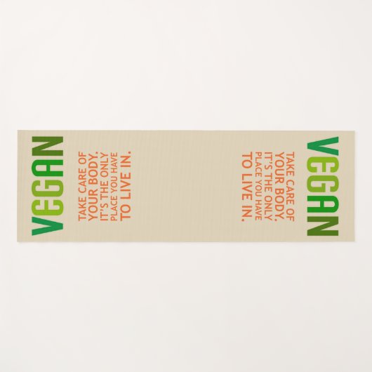 Yoga Mat-Übung Vegan Ihr Körperangebot Yogamatte (Vorderseite (Horizontal))