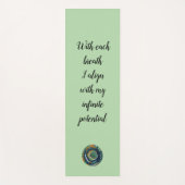 Yoga Mat with portal/mantra original art Yogamatte (Vorderseite)