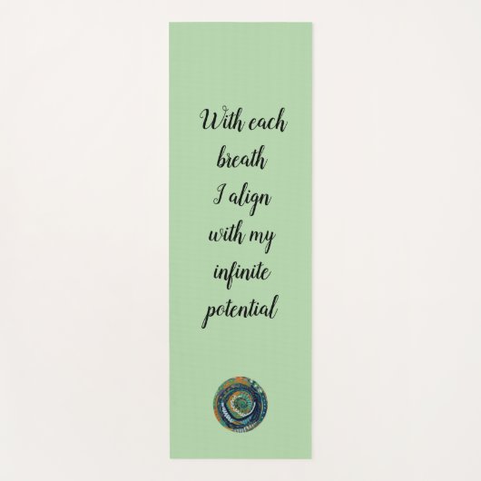 Yoga Mat with portal/mantra original art Yogamatte (Vorderseite)