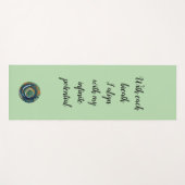 Yoga Mat with portal/mantra original art Yogamatte (Vorderseite (Horizontal))